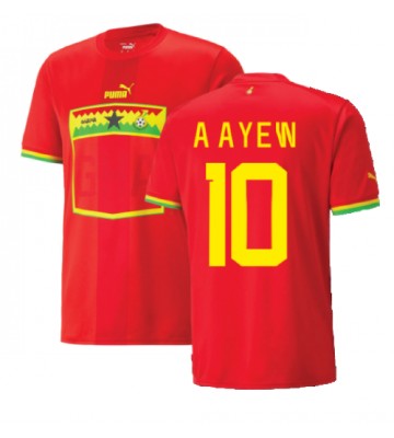 Ghana Andre Ayew #10 Replika Udebanetrøje VM 2022 Kortærmet
